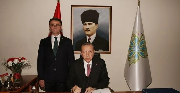 Başkan Erdoğan Tokat’ta Valiliği ziyaret etti