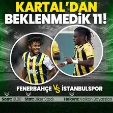 Fenerbahçe’nin İstanbulspor maçı 11’i belli oldu!