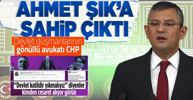 CHP’li Sezgin Tanrıkulu’ndan sonra Özgür Özel de ’devleti yıkmalıyız’ diyen Ahmet Şık’a sahip çıktı