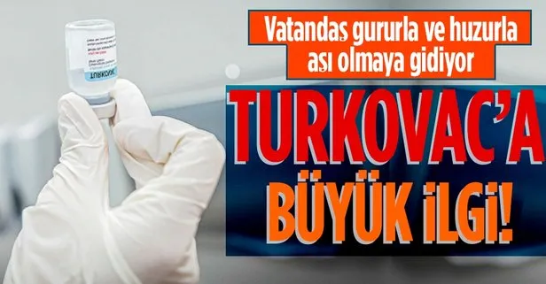 30 Aralıktan itibaren uygulanmaya başlanan Turkovac’a vatandaşın ilgisi ve güveni büyük!