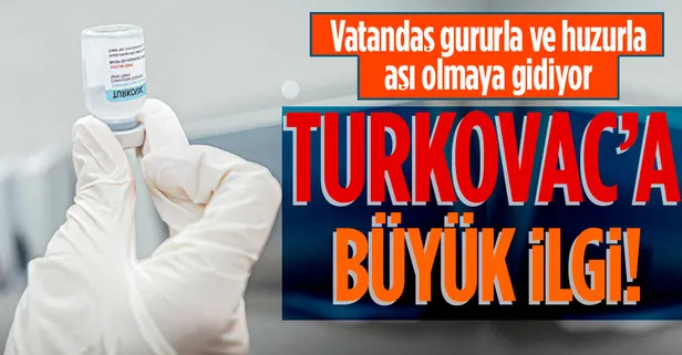 30 Aralıktan itibaren uygulanmaya başlanan Turkovac'a vatandaşın ilgisi ve güveni büyük!