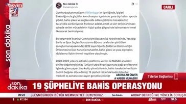 Kulüp yöneticilerine bahis operasyonu: 19 gözaltı