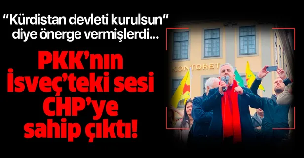 Terör örgütü PKK'nın İsveç'teki sesi Kadir Kasırga CHP'ye sahip çıktı!