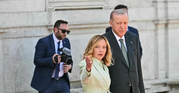 CANLI | Başkan Erdoğan İtalya Başbakanı Giorgia Meloni ile bir araya geldi