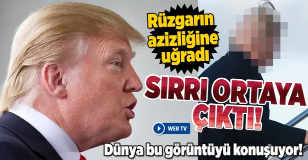 Trump rüzgârın azizliğine uğradı