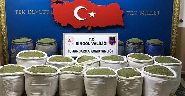 Son dakika: Diyarbakır’daki ortak operasyonda 1 ton 351 kilogram esrar ele geçirildi