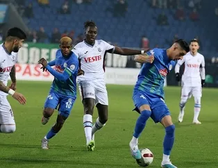 Rize’de 5 maçta 1 galibiyet