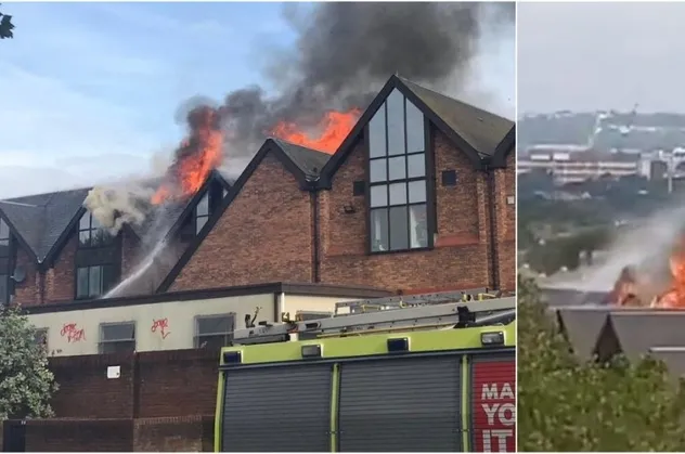 Londra'da bir AVM'de yangın paniği