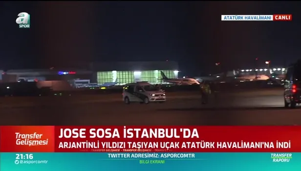 Jose Sosa Fenerbahçe için İstanbul'a geldi