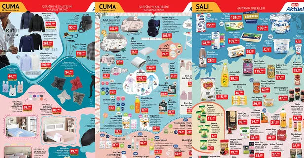 BİM 20-24 Ekim aktüel fiyat LİSTESİ! Hafta sonu geldi indirimler başladı! Hepsi 99,99 TL altında indirimde! Sıvı yağ, süt, tost peyniri, bal, çay...