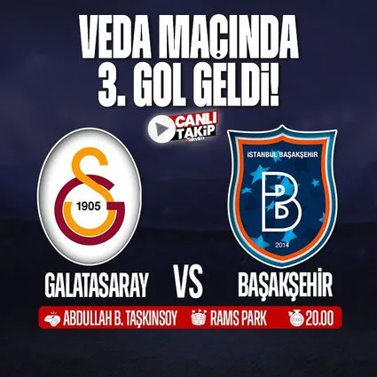 Galatasaray - Başakşehir | CANLI