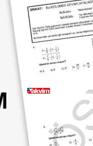 YKS çıkmış sorular ve cevapları: 2018-2019-2020 yılında (TYT-AYT-YDT) üniversite sınavında hangi sorular soruldu?