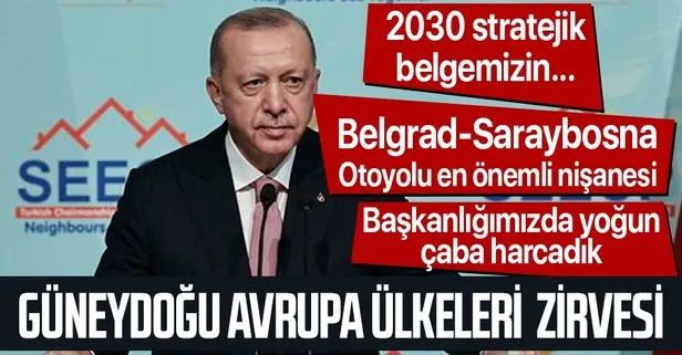 Son dakika! Başkan Recep Tayyip Erdoğan’dan Güneydoğu Avrupa Ülkeleri Zirvesi’nde önemli açıklamalar