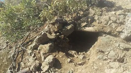Hakkari’de PKK’lıların kullandığı tünel