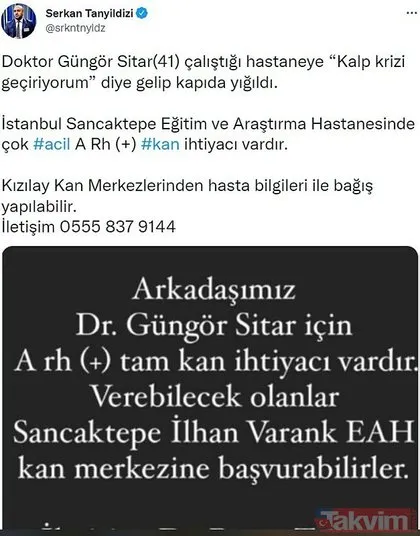 İstanbul Sancaktepe İlhan Varank Eğitim ve Araştırma Hastanesi’nde görevli doktor kalp krizi geçirdiğini anlayınca aracını acile sürdü! O anlar kamerada