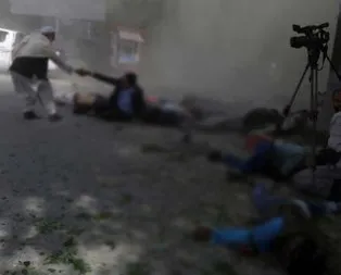 Afganistan’da çifte saldırı! Korkunç görüntüler