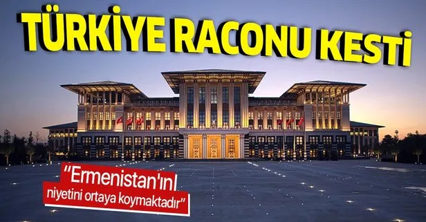 Türkiye'den Paşinyan'a sert tepki