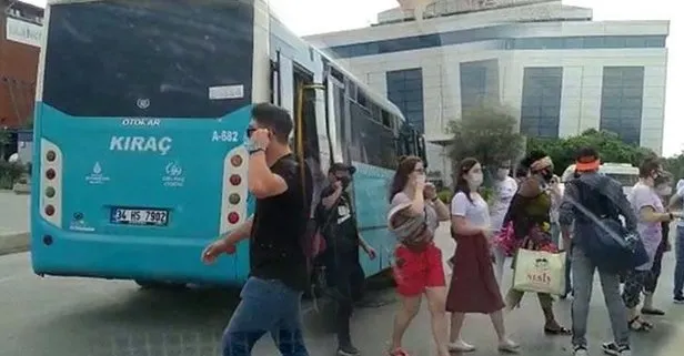 İstanbul’da uygulamadan kaçan otobüsten 40 yolcu çıktı!