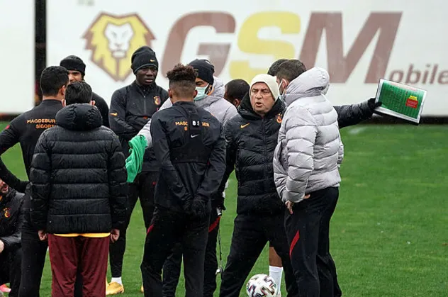 Florya'da Fatih Terim rüzgarı! Galatasaray idmanında...