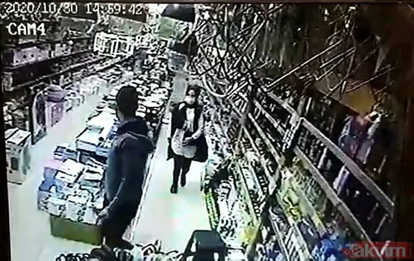 SON DAKİKA: İzmir'deki depremde vatandaşların kaçış anı kamerada - 1