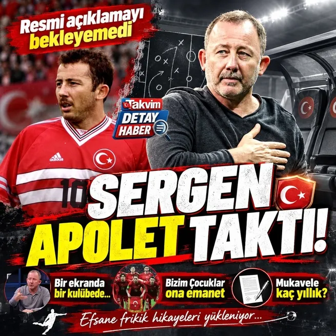 A Milli Takımda Sergen Yalçın dönemi! TFF resmen açıkladı