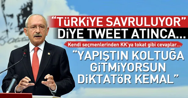 Kemal Kılıçdaroğlu'nun, "Türkiye savruluyor" yorumuna Twitter'dan tepki yağdı