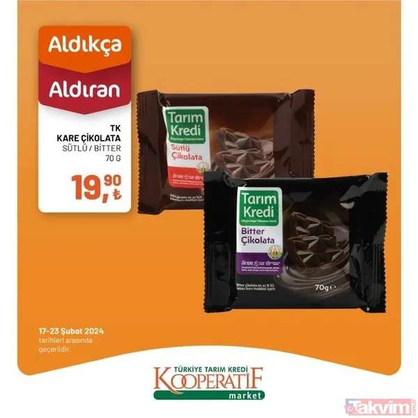 Tarım Kredi KATALOĞU 19-23 Şubat 2024 FİYAT LİSTESİ! Kooperatif market 32 üründe fiyatları indirdi! 2 katlı 6'lı kağıt havlu 54.90 TL... - 45