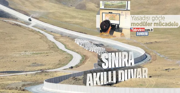Yasadışı göçle modüler mücadele; İran sınırına akıllı duvar!