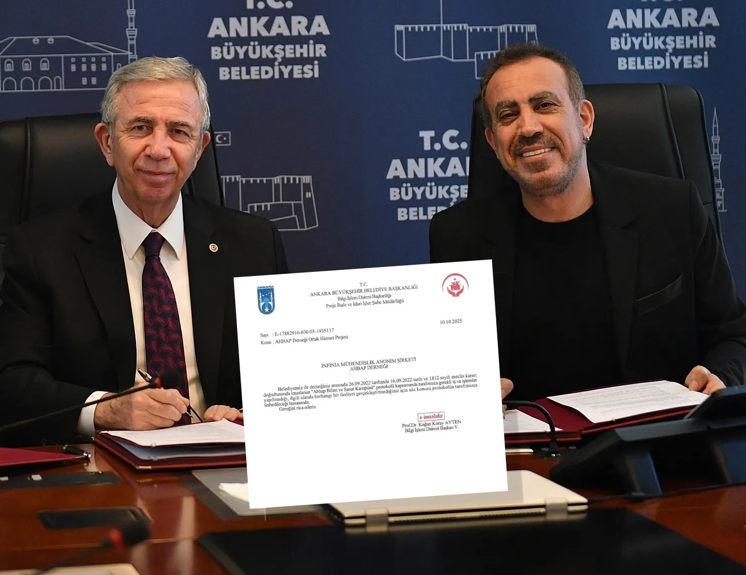3 yıl iş kotardılar 17 günde sildiler… Mansur Yavaş-Haluk Levent Ahbaplığı ayyuka çıktı