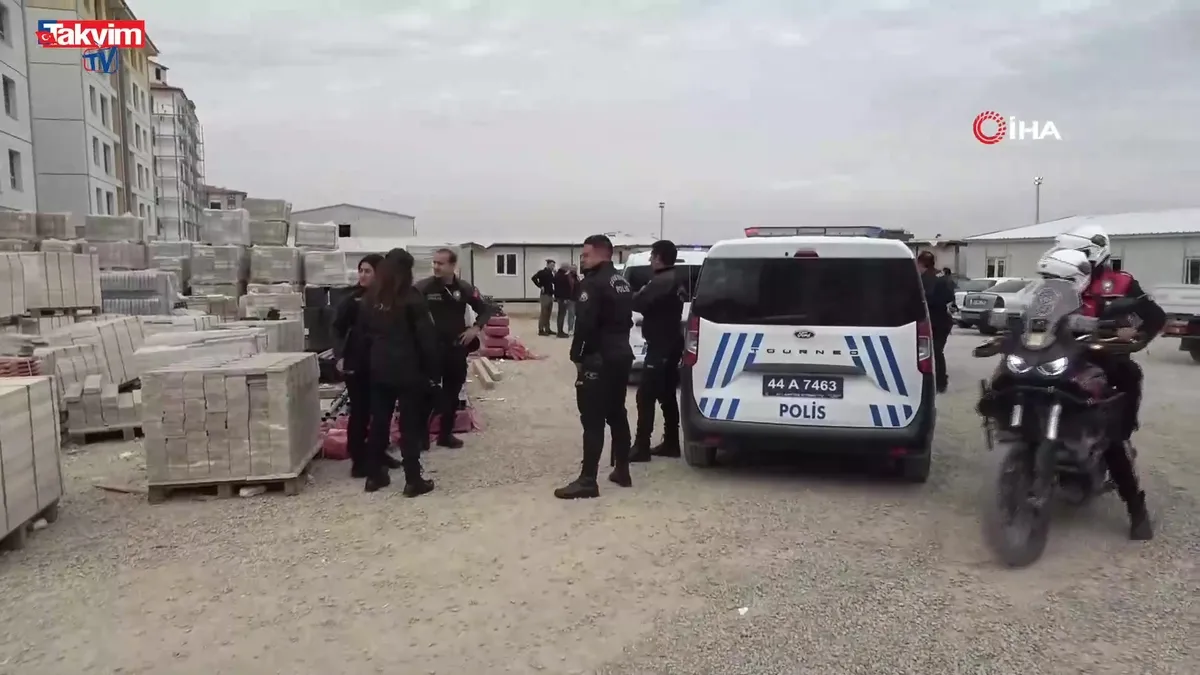 Malatya’da şantiyede sopalı kavga: 4 yaralı, çok sayıda gözaltı