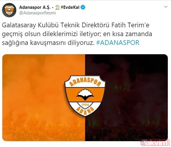 Corona virüse yakalanan Fatih Terim'e destek mesajları: Nefesim daralıyor - 33