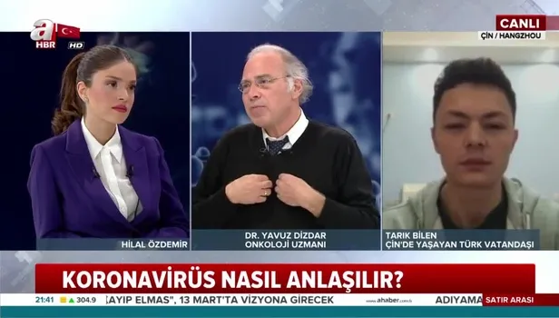 Koronavirüsü nasıl ortaya çıktı? Ünlü doktor Yavuz Dizdar A Haber canlı yayınında açıkladı