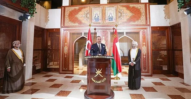 Dışişleri Bakanı Mevlüt Çavuşoğlu Ummanlı mevkidaşı ile basın toplantısı düzenledi! İki bakanın gündeminde o konu vardı
