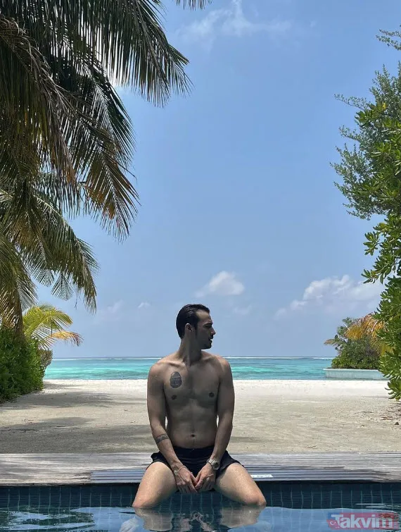 Deniz kum güneş sen ben! Çiçeği burnunda aşıklar Dilan Çiçek Deniz ile Mert Yazıcıoğlu tatil rotasını belirledi! Baş başa romantizm - 13