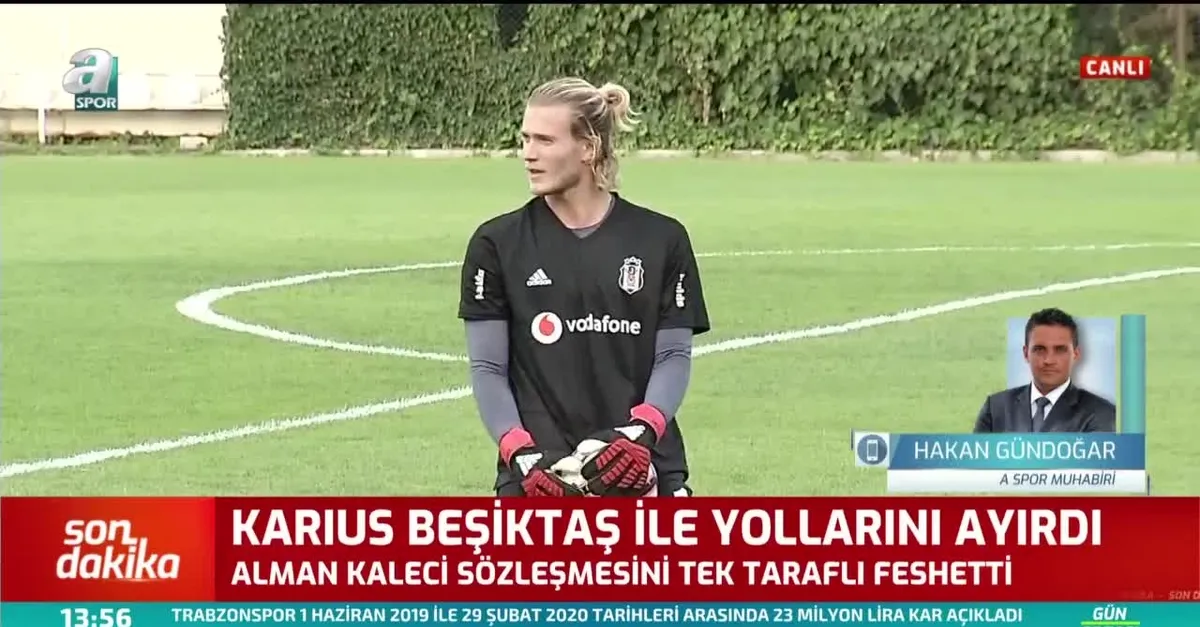 Loris Karius Beşiktaş ile yollarını ayırdı