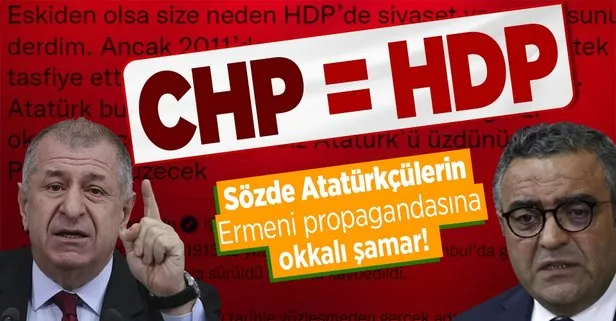 Zafer Partisi Genel Başkanı Ümit Özdağ’dan Sezgin Tanrıkulu’na sert tepki: CHP HDP’lileşti