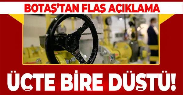 BOTAŞ açıkladı! Doğal gaz günlük kontrat miktarı üçte birine indi-1