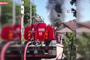 Beykoz’da korkutan yangın: 4 kişi kurtarıldı
