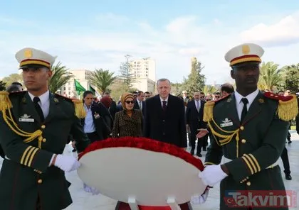Başkan Erdoğan’dan Cezayir’de anlamlı ziyaret