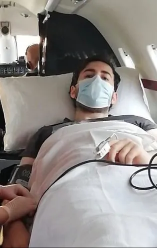 Sağlık Bakanı Fahrettin Koca duyurdu! Rusya'dan ambulans uçakla getirilen Haluk Hasan Seyithanoğlu tedavi altına alındı