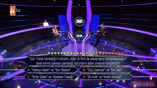 Kim Milyoner Olmak İster'de dikkat çeken soru: George W. Bush hangi ülke başbakanının üzerine kusmuştur? - 21