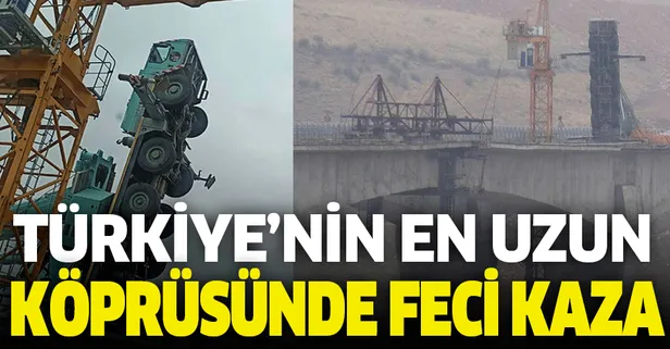 Türkiye'nin en uzun köprüsünde feci kaza!