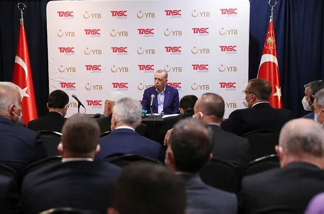 Başkan Erdoğan ABD'deki Müslüman toplumunun önde gelen temsilcilerini kabul etti