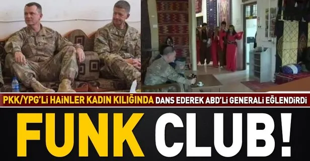 PKK/YPG’li hainler kadın kılığında ABD’li Generali eğlendirdi