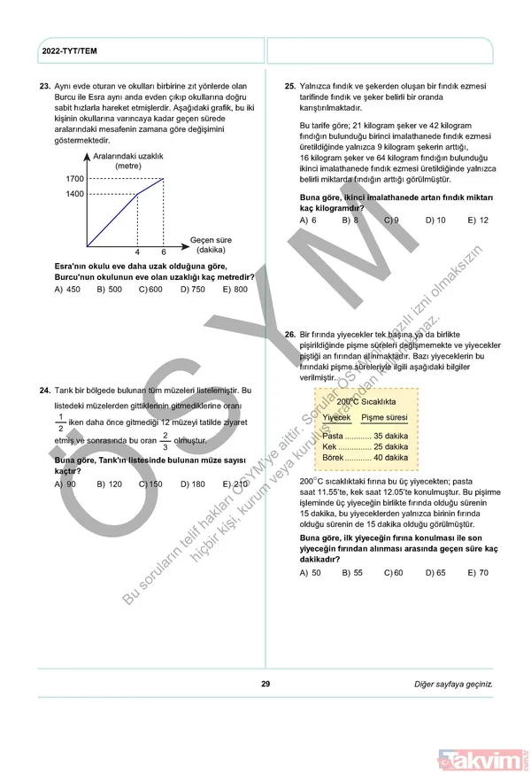 YKS TYT FUL A-B-C-D kitapçığı soru ve cevap anahtarı! 2022 YKS TYT SORU VE CEVAPLARI PDF İNDİR! osym.gov.tr YKS TYT Türkçe, Sosyal Bilimler, Matematik, Fen, Coğrafya, Din cevap anahtarı! - 31