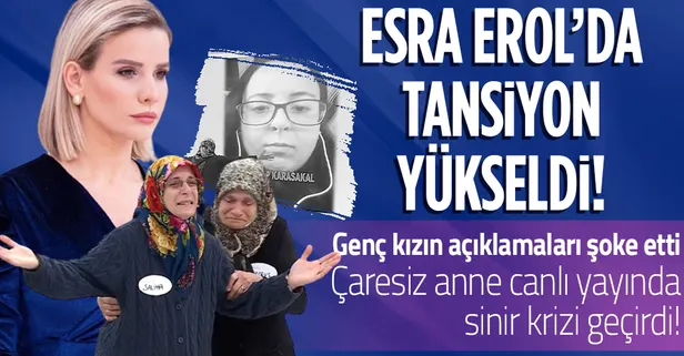 Esra Erol’da tansiyon yükseldi! Çaresiz anne sinir krizi geçirdi! Eşini bırakıp başkasına kaçan kızına bakın nasıl seslendi