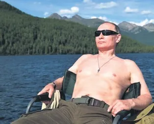 Putin tatilde
