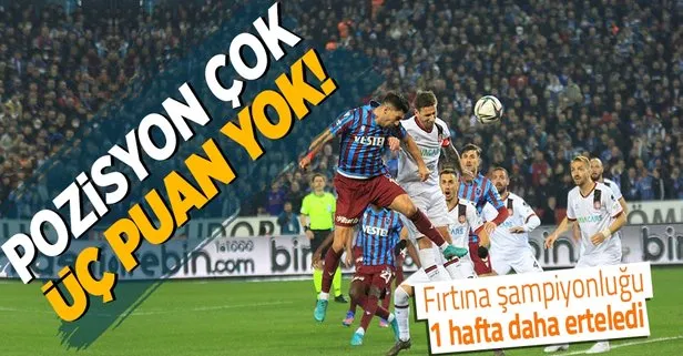 Trabzonspor – Fatih Karagümrük 1-1 | MAÇ SONUCU