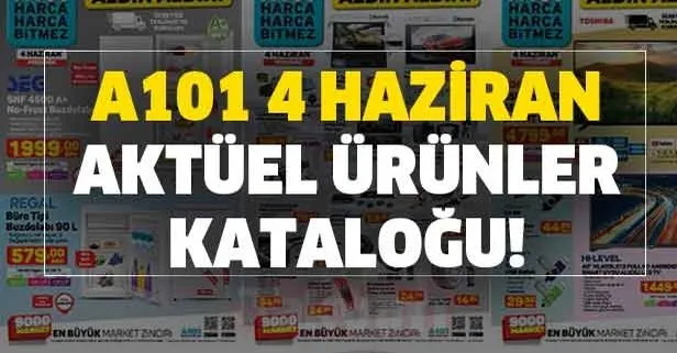 A101’de bu hafta televizyon, buzdolabı ve bluetooth kulaklık... A101 4 Haziran aktüel ürünler kataloğu!