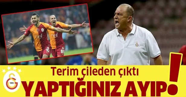 Fatih Terim’den büyük tepki! Bu yaptığınız ayıp